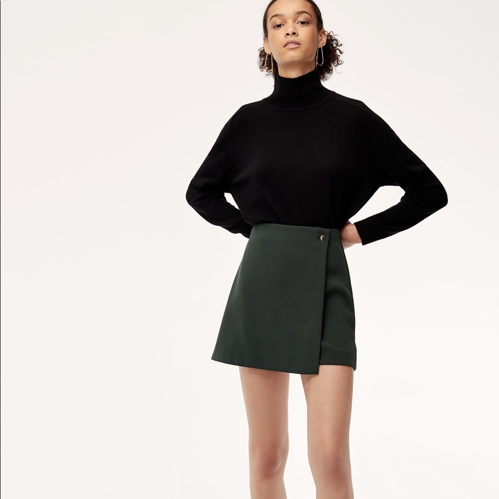COPY - Babaton Aritizia Emerald Green Skirt